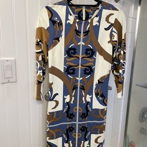 J McLaughlin 3/4 length sleeve dress XS